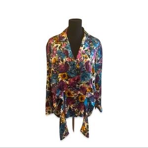 Floral Button Down Blouse